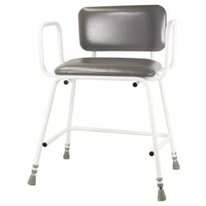 Torbay Bariatric Perching Stool with Back and Arm Rests