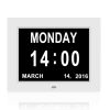 12 inch Digital Calendar Day Clock - Orientation Dementia Clock - TTC-DC1201-J