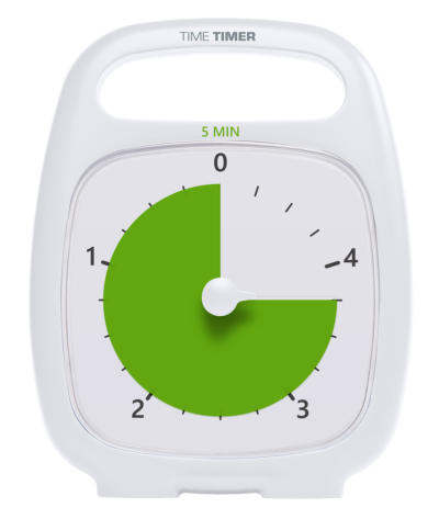 Time Timer PLUS® 5 Minute - TT-TTP05-WHT