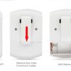 TabTimer Vib-Ra-Bell - wireless door bell & vibrating shaker receiver bundle - TT-VB2+1