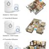 TabTimer Vib-Ra-Bell - wireless door bell & vibrating shaker receiver bundle - TT-VB2+1