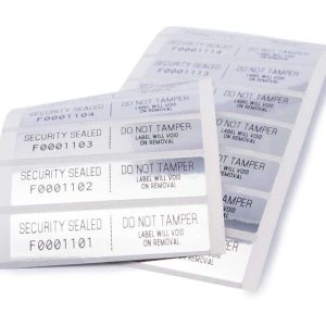 Tamper Evident Sticker - 52 labels - leaves VOID message if removed