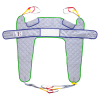 Aspire Deluxe Hygiene Access Sling - Polyester