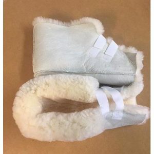 Sheepskin Open Toe Slippers