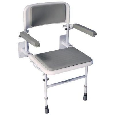 Solo Deluxe Wall Mounted Padded Shower Chair